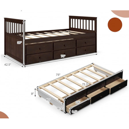 092 Eps : Giường 2 Tầng Kéo - 1m / 1m